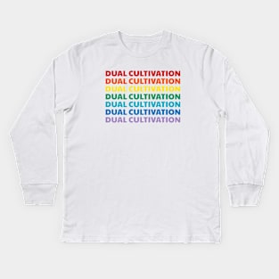 Dual Cultivation - Rainbow - Pride - Danmei Kids Long Sleeve T-Shirt